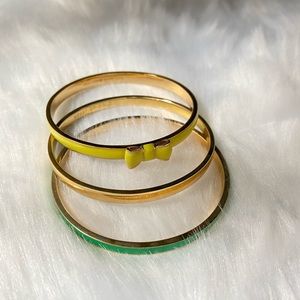 Kate Spade stacking bracelets